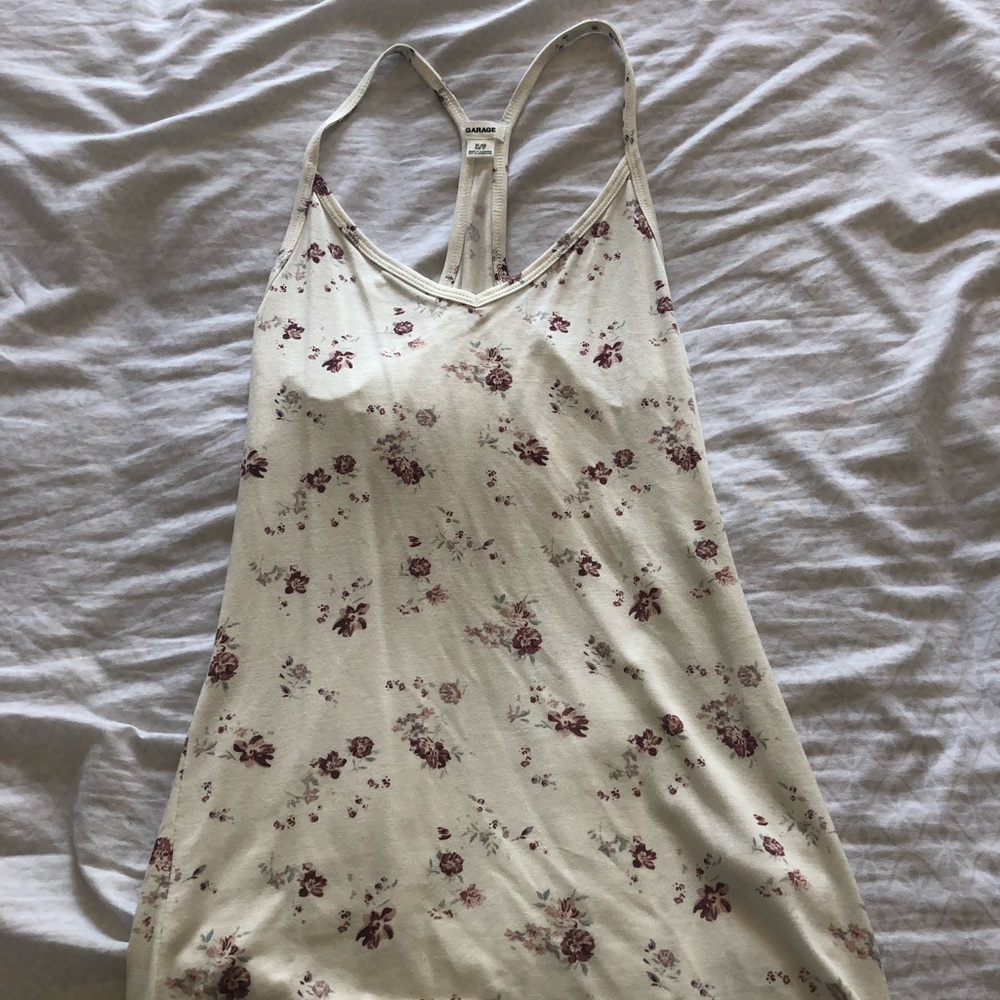 Flowery tank top